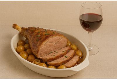 Lamsbout met S de Siroua Syrah