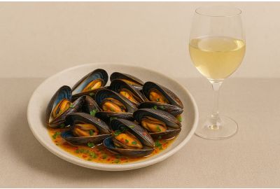 Kiwi Sauvignon Blanc met pittige Zeeuwse Mosselen