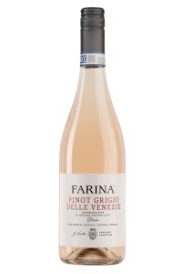 Farina Pinot Grigio delle Venezie Blush Rosé, frisse lichtroze rosé uit Veneto, Italië.