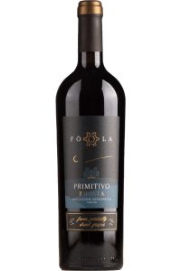 Fola Primitivo Partially Dried Grapes, rode Primitivo uit Puglia, Italië.