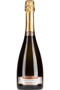 Biscardo Prosecco Spumante heeft een strogele kleur, met fijne bubbels. Deze Prosecco is soepel, fluweelzacht met een harmonische en aromatische afdronk. 