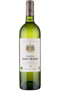 Château Saint-Robert Graves Blanc een verfijnde witte wijn uit de Graves streek in de Bordeaux, Frankrijk.