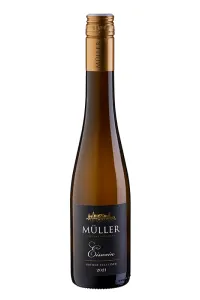 Müller Grüner Veltliner Eiswein, zoete witte dessertwijn uit Oostenrijk.