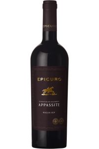 Epicuro Appassite Puglia IGP, volle rode wijn van Primitivo en Negroamaro uit Puglia, Italië.