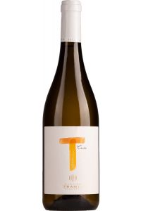 Tramin Cuvée T Bianco, witte wijn uit Italië, fris en levendig, gemaakt van Pinot Bianco, Chardonnay en Sauvignon Blanc druiven, met smaken van appel, peer en citrus