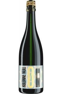Kolonne Null Sparkling Cuvee Blanc, sprankelend en verfrissend, met smaken van groene appel en citrus, Duitsland, alcoholvrije mousserende wijn