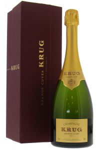 Krug Grande Cuvée Édition Champagne in luxe geschenkverpakking, exclusieve mousserende wijn uit Frankrijk.