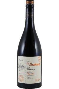 Les Bertholets Réserve Merlot, vol en fruitig, met smaken van rijpe pruimen en kersen, Languedoc, Frankrijk, rode wijn