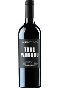 Markus Schneider TOHUWABOHU, Duitse rode wijn, vol en krachtig, rijp donker fruit, kruiden, elegante fles, Palts, Duitsland