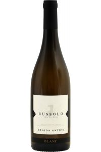 Russolo Braida Antica Blanc, witte wijn uit Friuli, mineraal en bloemig, met tonen van citrus en witte bloemen