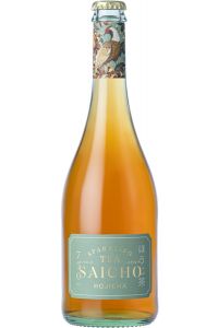 Saicho Sparkling Tea Hojicha, een mousserende thee uit Japan met geroosterde umami-tonen. Perfect als aperitief of bij sushi en risotto. Inclusief cocktailrecept.