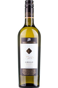 Baglio Gibellina Sogno del Sud Grillo, een frisse en aromatische witte wijn uit Sicilië, Italië, met levendige tonen van citrus, tropisch fruit en een subtiele minerale toets