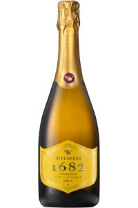 Steenberg 1682 MCC Chardonnay Brut, sprankelend en elegant, met smaken van groene appel en brioche, Constantia, Zuid-Afrika, mousserende wijn