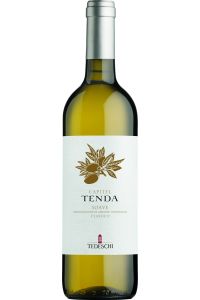 Tedeschi Capitel Tenda Soave Classico, elegante witte wijn uit Soave met smaken van gele perzik en amandel.