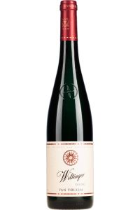 Van Volxem Wiltinger Riesling, witte wijn uit Mosel, Duitsland, met verfijnde aroma's en intense mineraliteit.