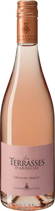 Les Terrasses d’Ardèche Grenache-Merlot Rosé 2024