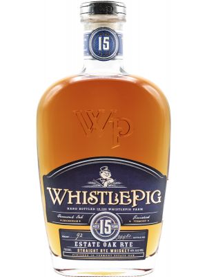 WhistlePig estate oak rye 15 year old whisky | 70cl