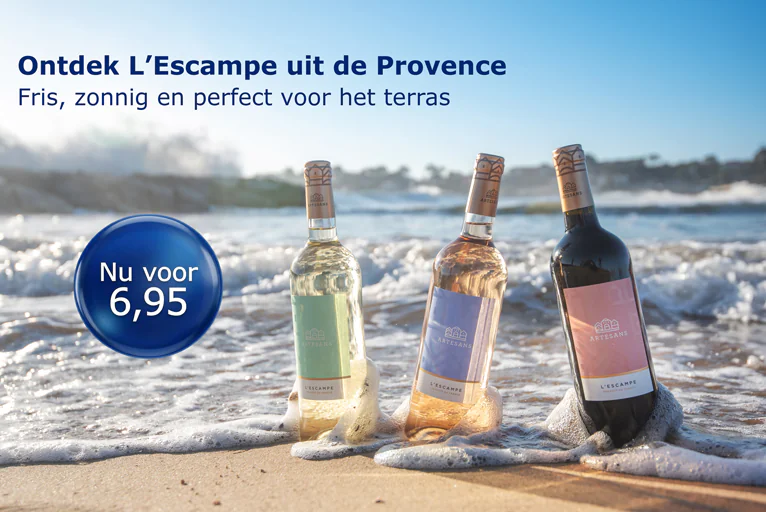 Een heerlijke betaalbare rose uit de Provence in Frankrijk L’Escampe Provence Rosé
